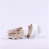 Caprice Baila Block Heel Sandal - White Leather