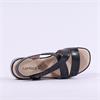 Caprice Eileen Platform Strappy Sandal - Black Leather
