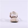 Caprice Edison Block Heel Buckle Sandal - Platinum