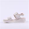 Caprice Eileen Platform Wedge Sandal - Taupe Metallic