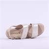 Caprice Eileen Platform Wedge Sandal - Taupe Metallic