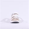 Caprice Blue Strappy Ring Buckel Sandal - White Leather