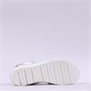 Caprice Emilia Triple Velcro Sandal - White Silver