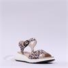 Caprice Kandy Low Wedge Velcro Sandal - Leopard Print