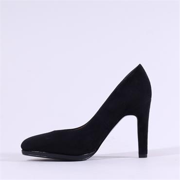 Peter Kaiser Milano Platform High Heel - Black Suede
