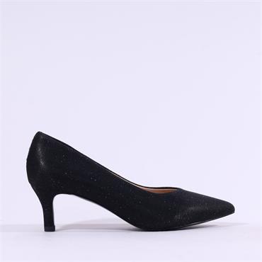 Peter Kaiser Imola Classic Pointed Court - Black Shimmer