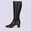 Peter Kaiser Aurora Block Heel Knee High - Black Leather