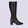 Peter Kaiser Aurora Block Heel Knee High - Black Leather