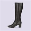 Peter Kaiser Aurora Block Heel Knee High - Dark Brown Leather
