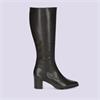 Peter Kaiser Aurora Block Heel Knee High - Dark Brown Leather