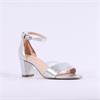 Peter Kaiser Verona Block Heel Sandal - Silver