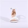 Peter Kaiser Verona Block Heel Sandal - White Leather