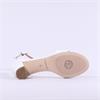Peter Kaiser Verona Block Heel Sandal - White Leather