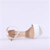Peter Kaiser Verona Block Heel Sandal - White Leather