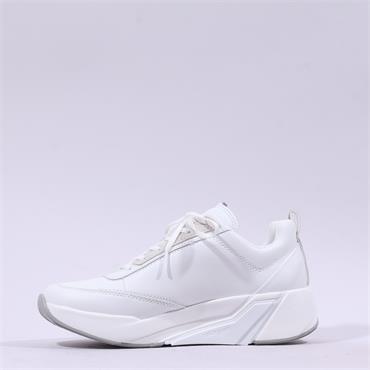 Gabor Feast Rolling Soft Wedge Trainer - White