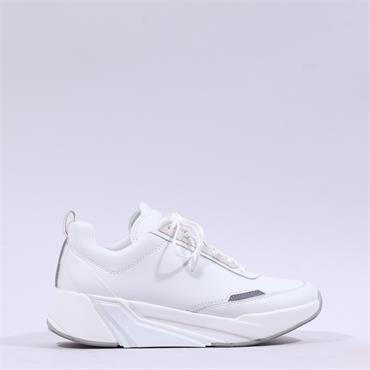 Gabor Feast Rolling Soft Wedge Trainer - White