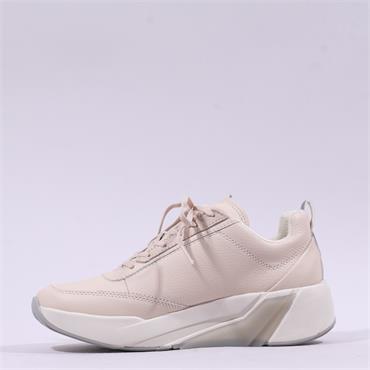 Gabor Feast Rolling Soft Wedge Trainer - Cream