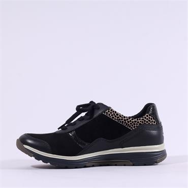 Gabor Fantastic Rolling Soft Twin Zip - Black Leopard