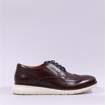 Base London Havisham Wingtip Shoe - Tan Leather | Vaughan  display picture 1