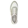 Remonte Lace Wedge Trainer With Side Zip - White Combi