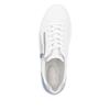 Remonte Platform Laced Trainer Side Zip - White Blue Combi