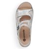 Remonte Filippa 2 Velcro Strap Sandal - Grey Combi