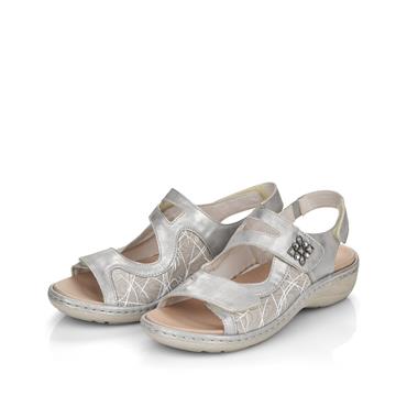 Remonte Filippa 2 Velcro Strap Sandal - Grey Combi