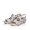 Remonte Filippa 2 Velcro Strap Sandal - Grey Combi