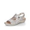 Remonte Filippa 2 Velcro Strap Sandal - Grey Combi