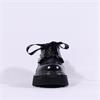 Marco Moreo Amsterdam Ribbon Lace Pearls - Black Leather