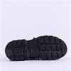 Marco Moreo Amsterdam Ribbon Lace Pearls - Black Leather