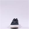 Rieker Laced Platform Trainer With Side - Navy Suede