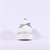 Marco Moreo Stockholm Platform Link Shoe - White Silver Leather