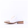 Marco Moreo Maura Ribbon Toecap Brogue - White Gold