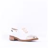 Marco Moreo Maura Ribbon Toecap Brogue - White Gold