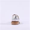 Marco Moreo Maura Buckle Punch Loafer - Silver Leather