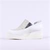 Marco Moreo Lola Slip On Classic Wedge - White Patent