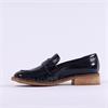 Marco Moreo Maura Heart Classic Loafer - Dark Navy Patent