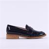 Marco Moreo Maura Heart Classic Loafer - Dark Navy Patent