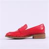 Marco Moreo Maura Heart Classic Loafer - Red Leather