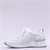 Rieker Wedge Trainer With Side Zip - White Silver