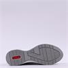 Rieker Wedge Trainer With Side Zip - White Silver