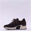 Rieker Wedge Trainer With Side Zip - Brown Suede