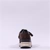 Rieker Wedge Trainer With Side Zip - Brown Suede