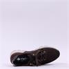 Rieker Wedge Trainer With Side Zip - Brown Suede