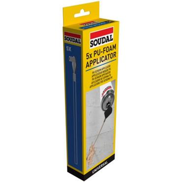 Soudal Pu Foam Straw Applicators Pack Of 5