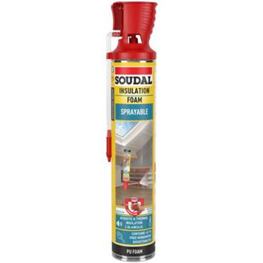 Soudal Genius Sprayable Insulation Foam 700ml
