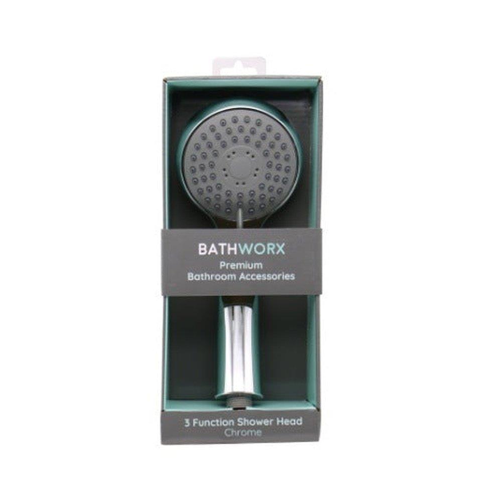Three Function Shower Head (Chrome) Sheahans Homevalue Nenagh Co