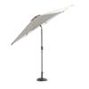 Parasol Aluminum 3 Metre Crank And Tilt Grey