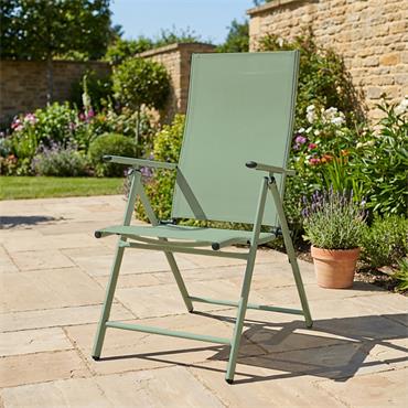 Textilene Multi Position Chair Light Green